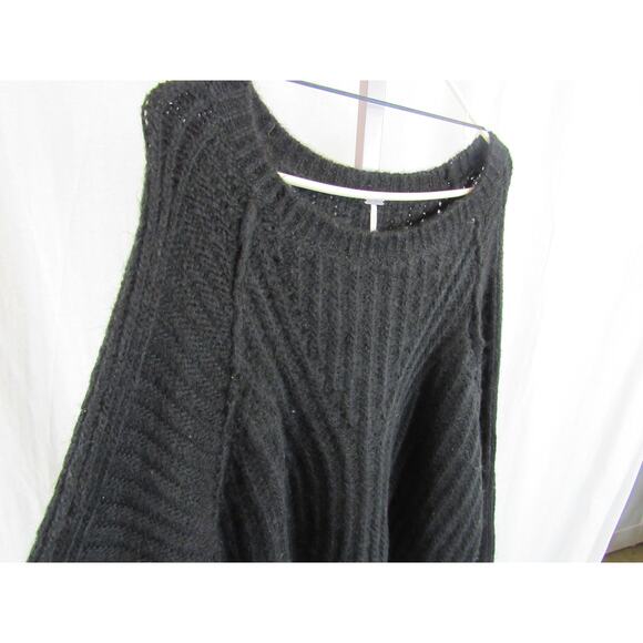 Free People Black Crew Neck Sweater - Picture 4 of 6